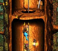 une photo d'Ã©cran de Donkey Kong Country 3 sur Nintendo Super Nes